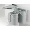 WESCO 703611-85 Einbau Abfallsammler Ökontainer Junior DT, Alugrau -SPUELENPROFI Verkäufe wesco 703611 85 einbau abfallsammler oekontainer junior dt alugrau