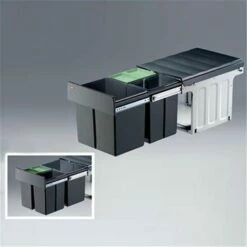 WESCO 887821-11 Einbau Abfallsammler Profiline Trio-Master 40 DT
