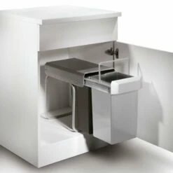 Wesco Double 1, Einbau Abfallsammler, Anthrazit