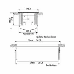 WIPO PowerFit K, Einbausteckdosenelement, 3-fach 9 WIPO PowerFit K, Einbausteckdosenelement, 3-fach -SPUELENPROFI Verkäufe wipo powerfit k einbausteckdosenelement 3 fach4